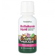 NaturesPlus, Animal Parade®, мультивітамінна рідина, тропічні ягоди, 236,56 мл (8 рідк. унцій)